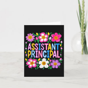 Istant Principal Back To School Happy First Day Of Card