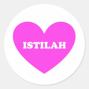 Istilah Classic Round Sticker