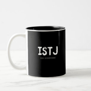 ISTJ - Practical Rationalist (White) Two-Tone Coffee Mug