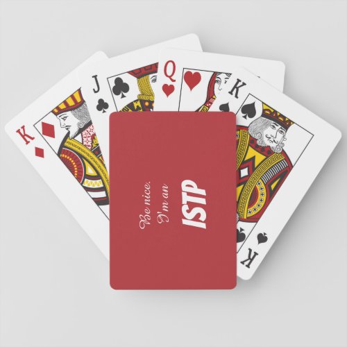 ISTP Classic Playing Cards