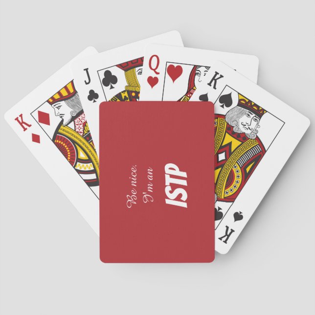 ISTP Classic Playing Cards (Back)