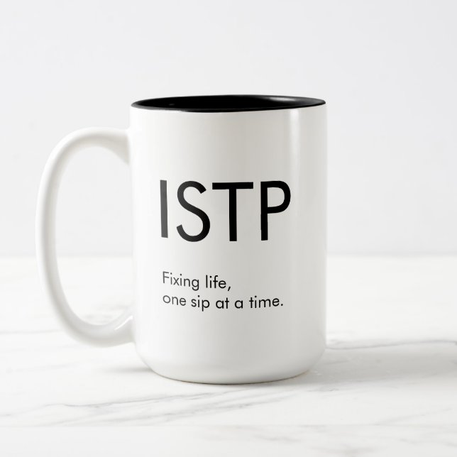ISTP Fixing life Mug Gift (Left)