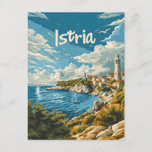 Istria Croatia Postcard