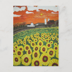 ISunflower Valley Farm Postcard