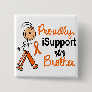 iSupport 1 SFT Leukemia MS Kidney Cancer BROTHER Button