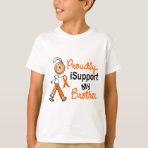 iSupport 1 SFT Leukemia MS Kidney Cancer BROTHER T-Shirt