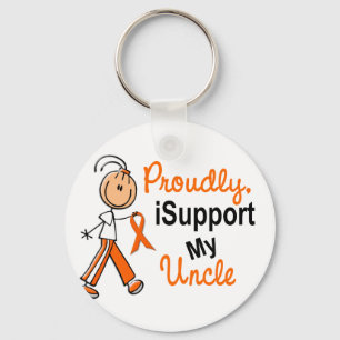 iSupport 1 SFT Leukemia MS Kidney Cancer UNCLE Keychain
