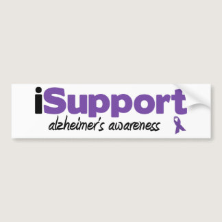 iSupport Alzheimers Bumper Sticker