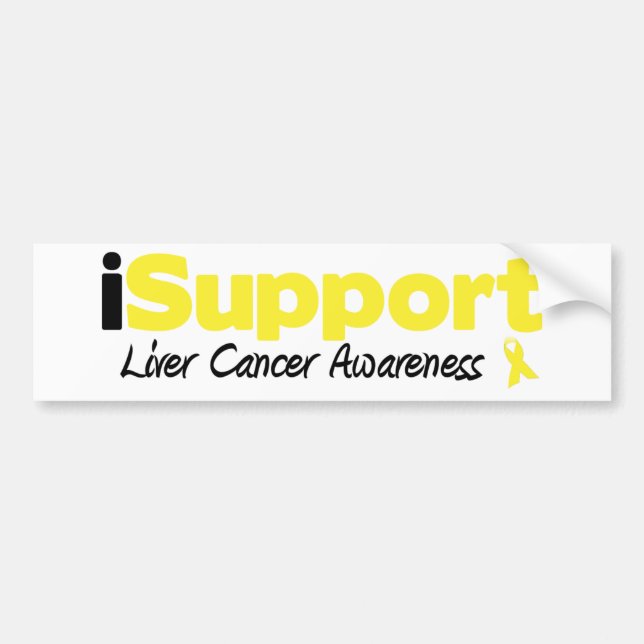 iSupport Liver Cancer Bumper Sticker (Front)