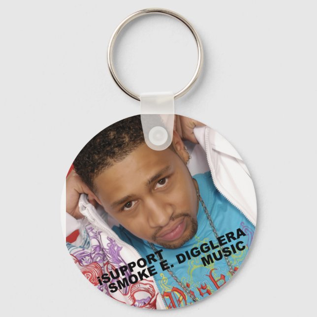 iSupport Smoke E. Digglera Music Keychain (Front)