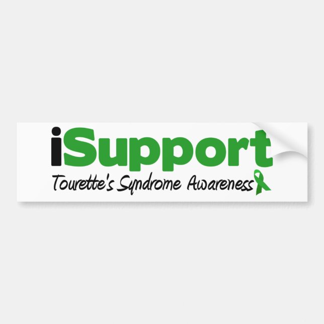 iSupport Tourette Bumper Sticker (Front)