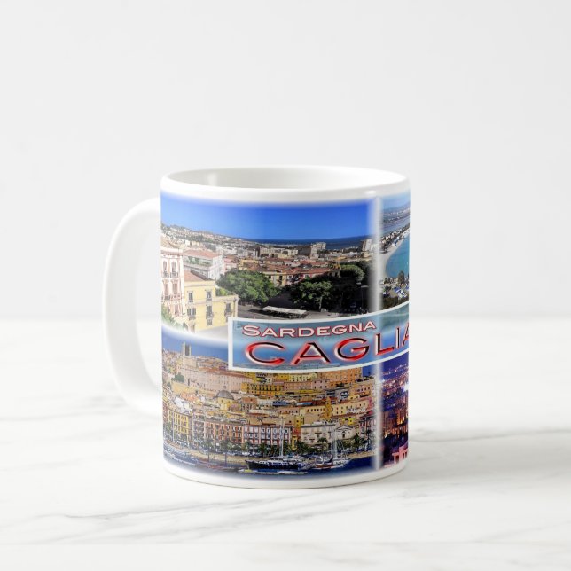 IT2027 Europe - Italy - Sardinia - Cagliari - Harb Coffee Mug (Front Left)