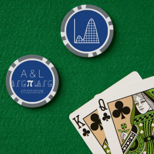 It Adds Up in Blue Poker Chips
