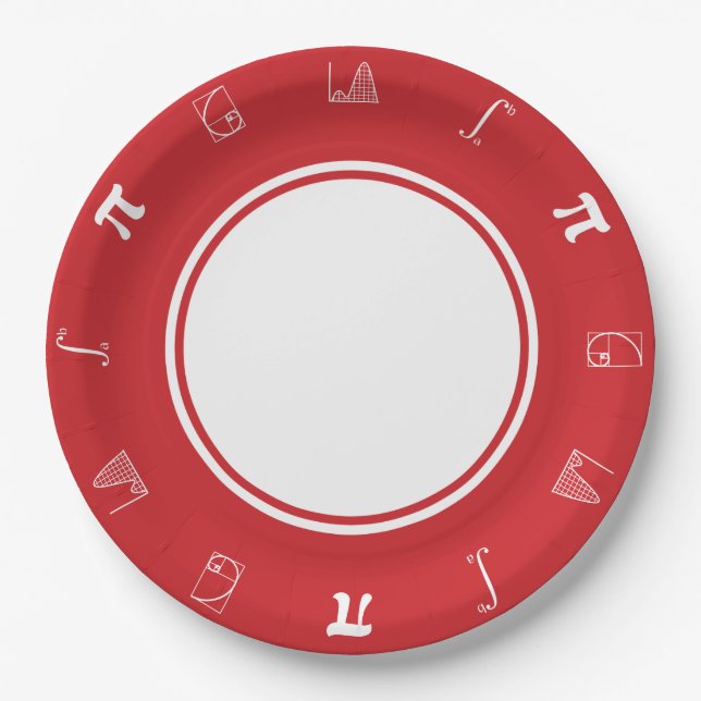 It Adds Up in Cherry Paper Plate (Front)
