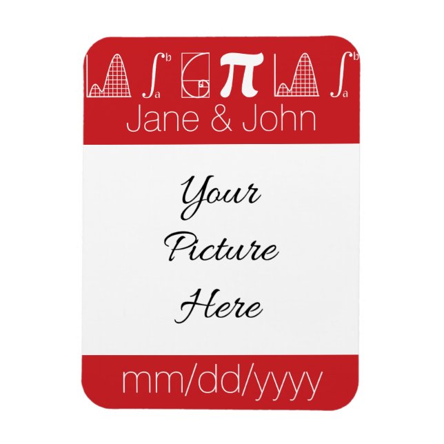It Adds Up in Cherry Save-the-Date Magnet (Vertical)