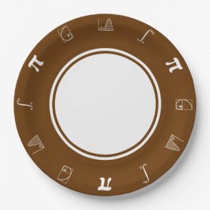 It Adds Up in Chocolate Paper Plate