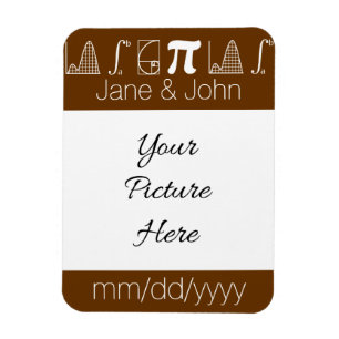 It Adds Up in Chocolate Save-the-Date Magnet
