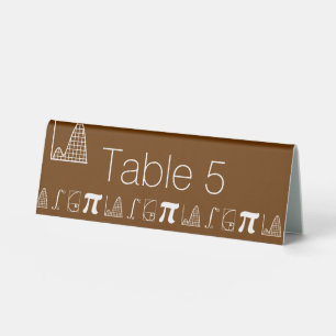 It Adds Up in Chocolate Table Tent Sign