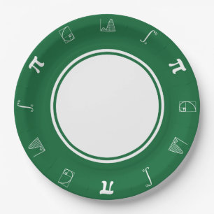 It Adds Up in Green Paper Plate
