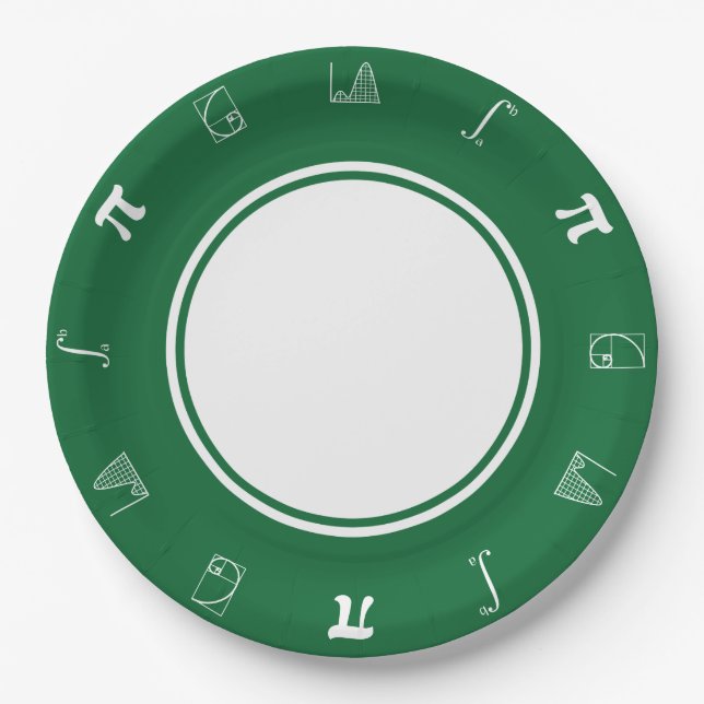 It Adds Up in Green Paper Plate (Front)