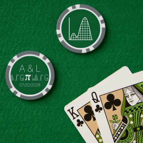 It Adds Up in Green Poker Chips