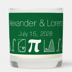 It Adds Up in Green Scented Candle