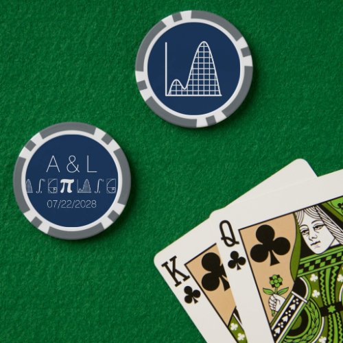 It Adds Up in Navy Poker Chips