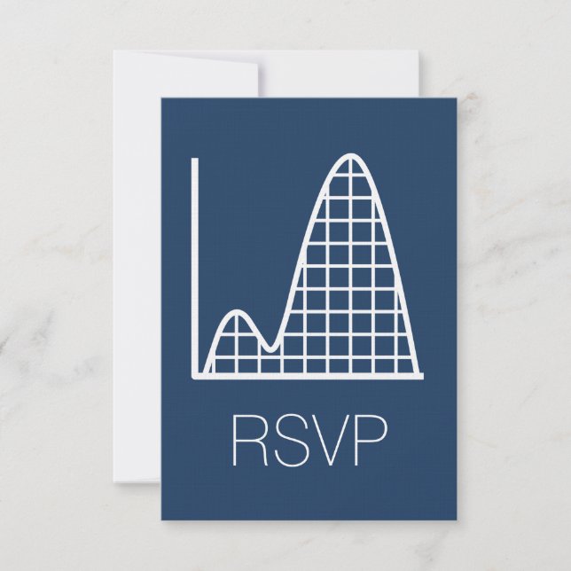 It Adds Up in Navy RSVP Card (Front)