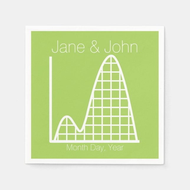 It Adds Up in Peridot Napkins (Front)
