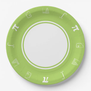 It Adds Up in Peridot Paper Plate