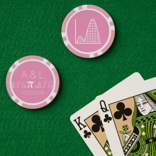 It Adds Up in Petal Pink Poker Chips