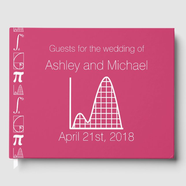 It Adds Up in Raspberry Guest Book (Front)