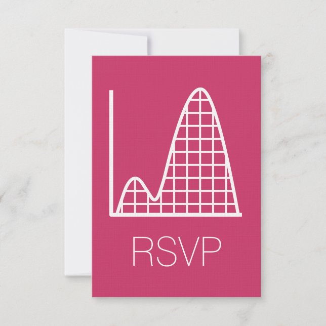 It Adds Up in Raspberry RSVP Card (Front)