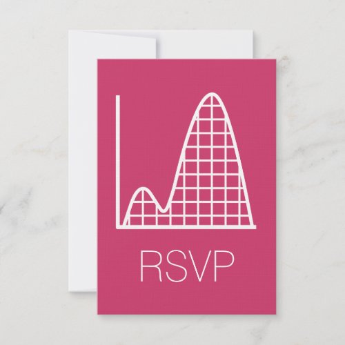 It Adds Up in Raspberry RSVP Card