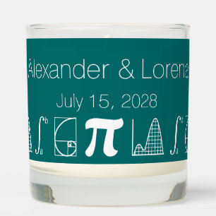 It Adds Up in Teal Scented Candle
