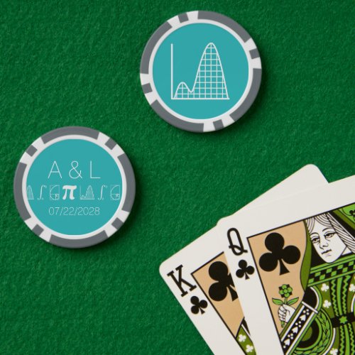 It Adds Up in Turquoise Poker Chips