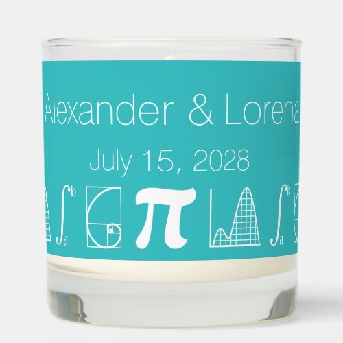 It Adds Up in Turquoise Scented Candle
