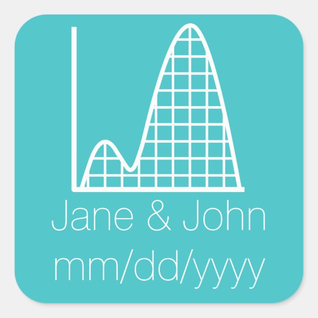 It Adds Up in Turquoise Sticker (Front)