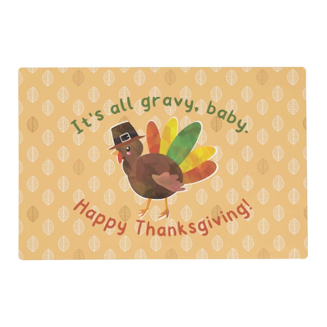 It' All Gravy, Baby Table Mat (Front)
