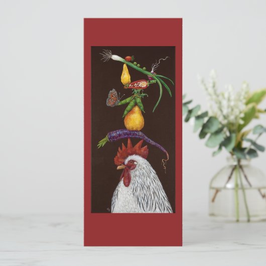 "It all started with a purple carrot" flat card (Standing Front)