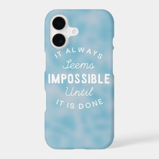 It Always Seems Impossible iPhone 17 Case