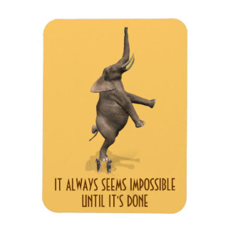 It Always Seems Impossible Until It's Done Magnet