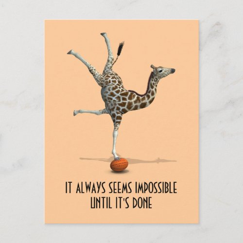 It Always Seems Impossible Until Its Done Postcard