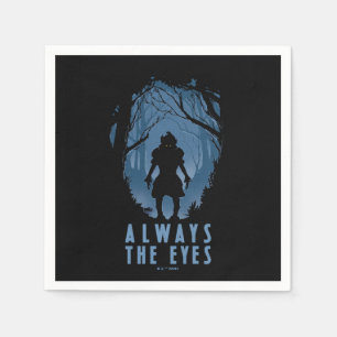 IT Always The Eyes Forest Silhouette Napkins