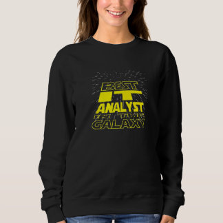 It Analyst Cool Galaxy Job Sweatshirt