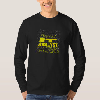 It Analyst Cool Galaxy Job T-Shirt