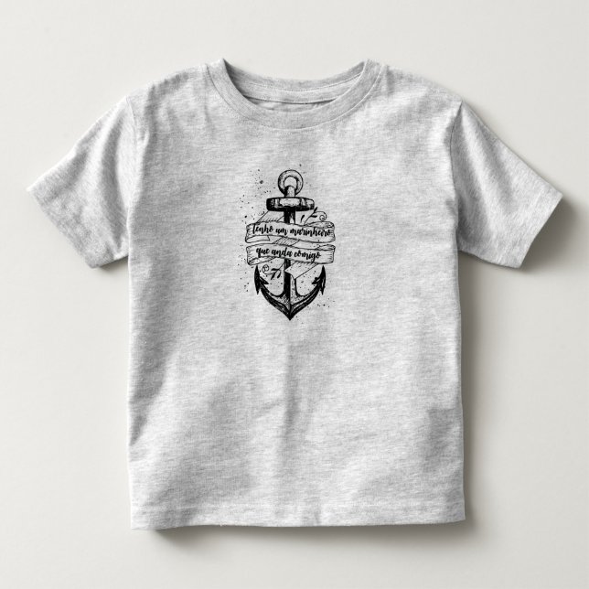 It anchors - marine toddler t-shirt (Front)