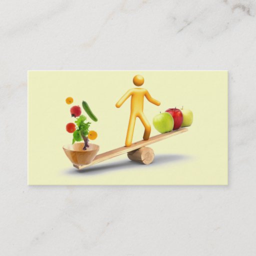 Customizable It balances business card