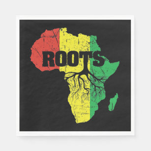 It Began With Roots BHM Party Napkins