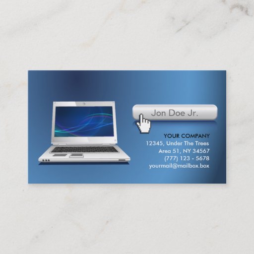Customizable IT business card